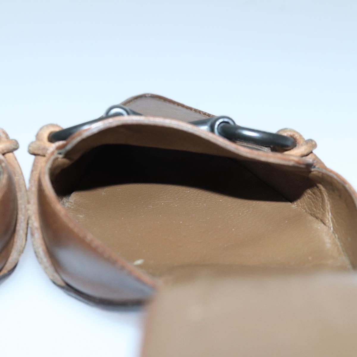 GUCCI High heels Leather 2Set Brown Beige ti1811