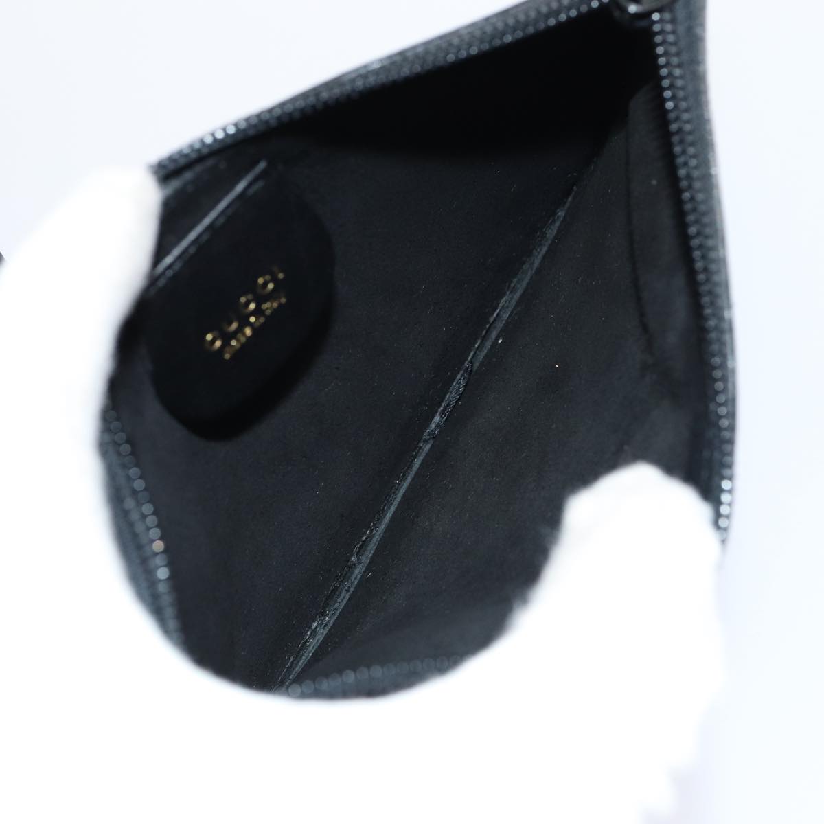 GUCCI Bamboo Hand Bag Leather Black 001 2113 1880 ti1885