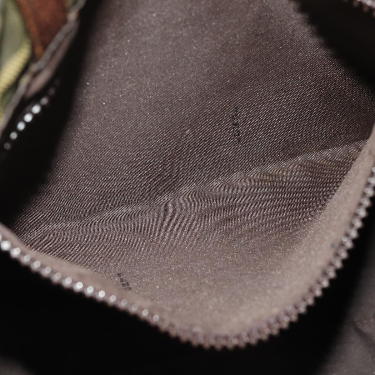 FENDI Zucca Canvas Tote Bag Brown Black Silver ti2007