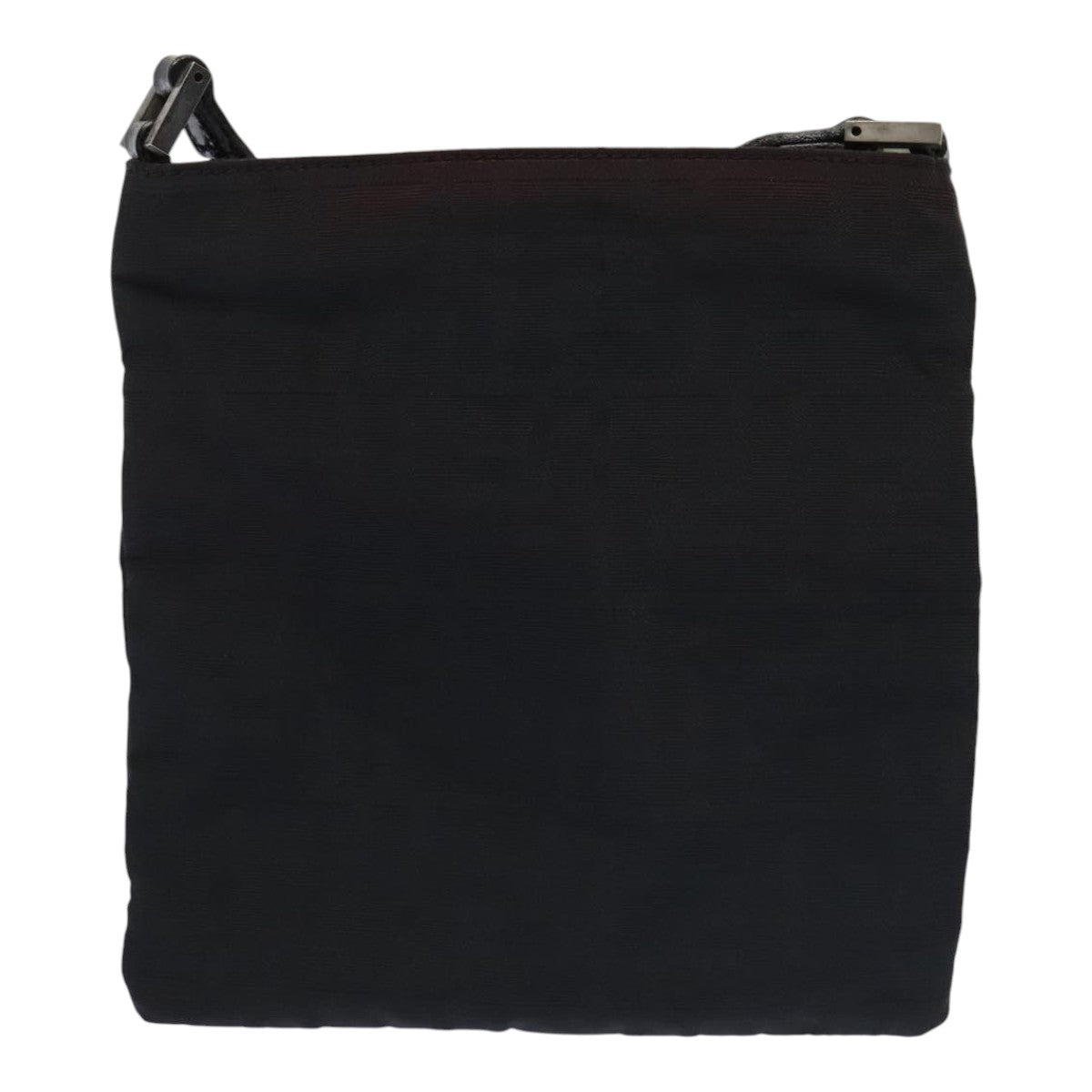 FENDI Zucca Canvas Shoulder Bag Nylon Black ti2102
