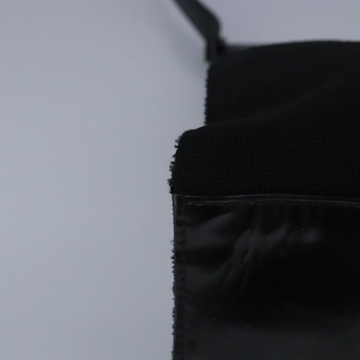 GUCCI Shoulder Bag Nylon Black Gold ti2230