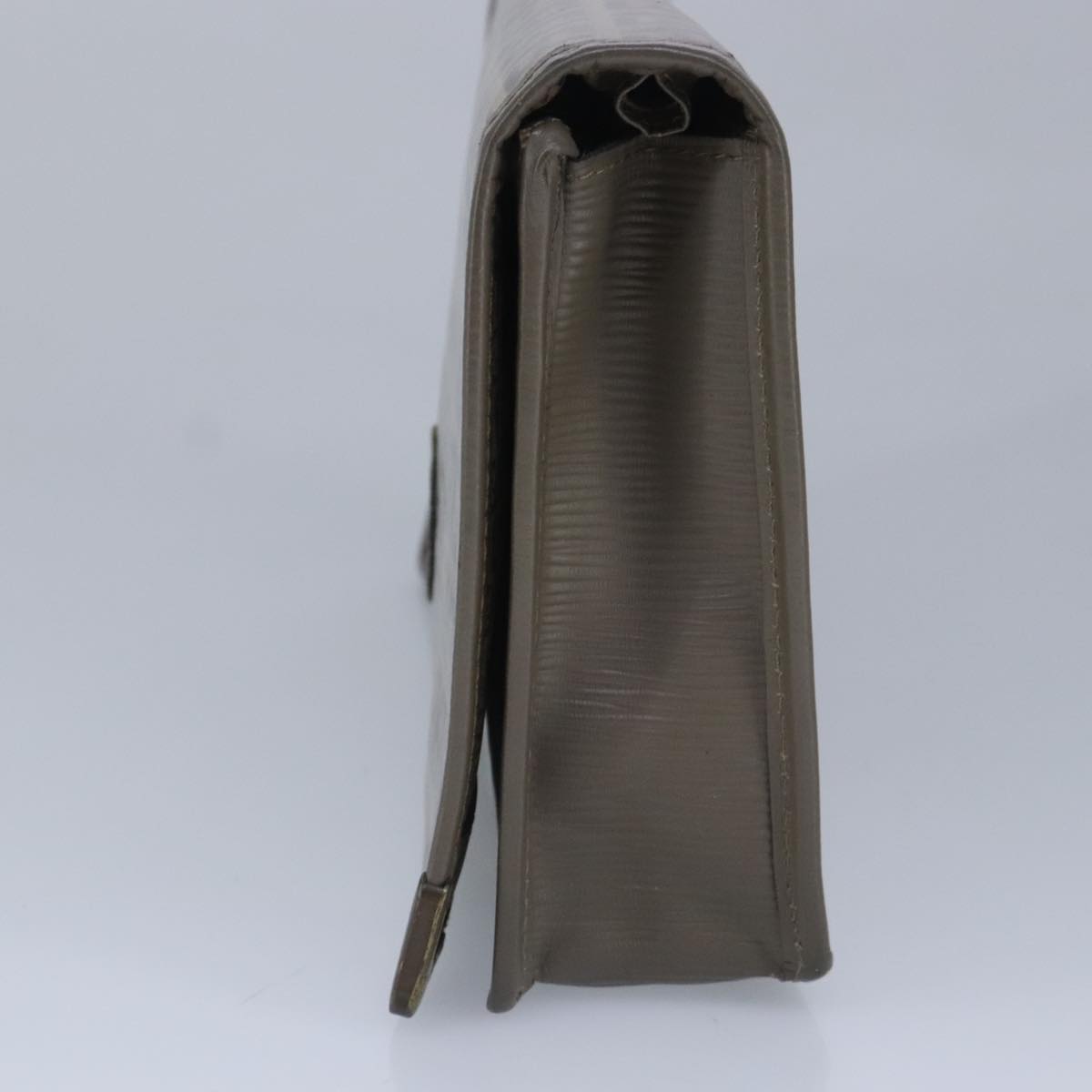 FENDI Zucchino Canvas Clutch Bag Coated Canvas Brown ti2310