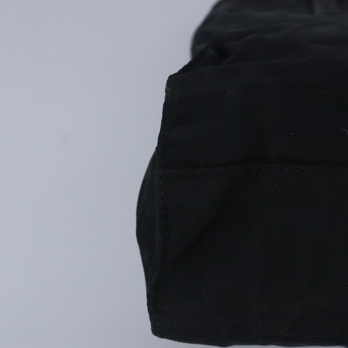 FENDI Zucca Canvas Hand Bag Nylon Black ti2314