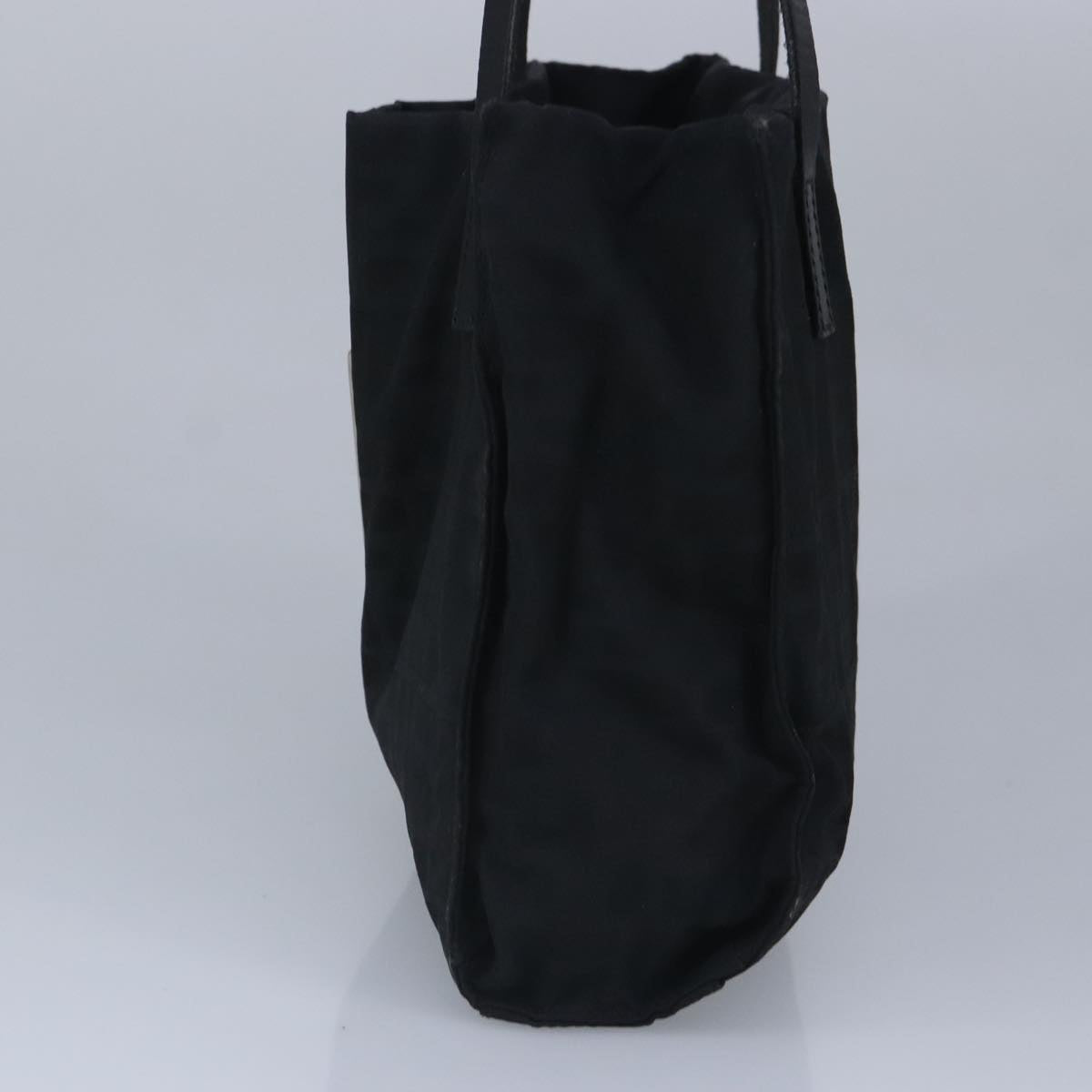 FENDI Zucca Canvas Hand Bag Nylon Black ti2314