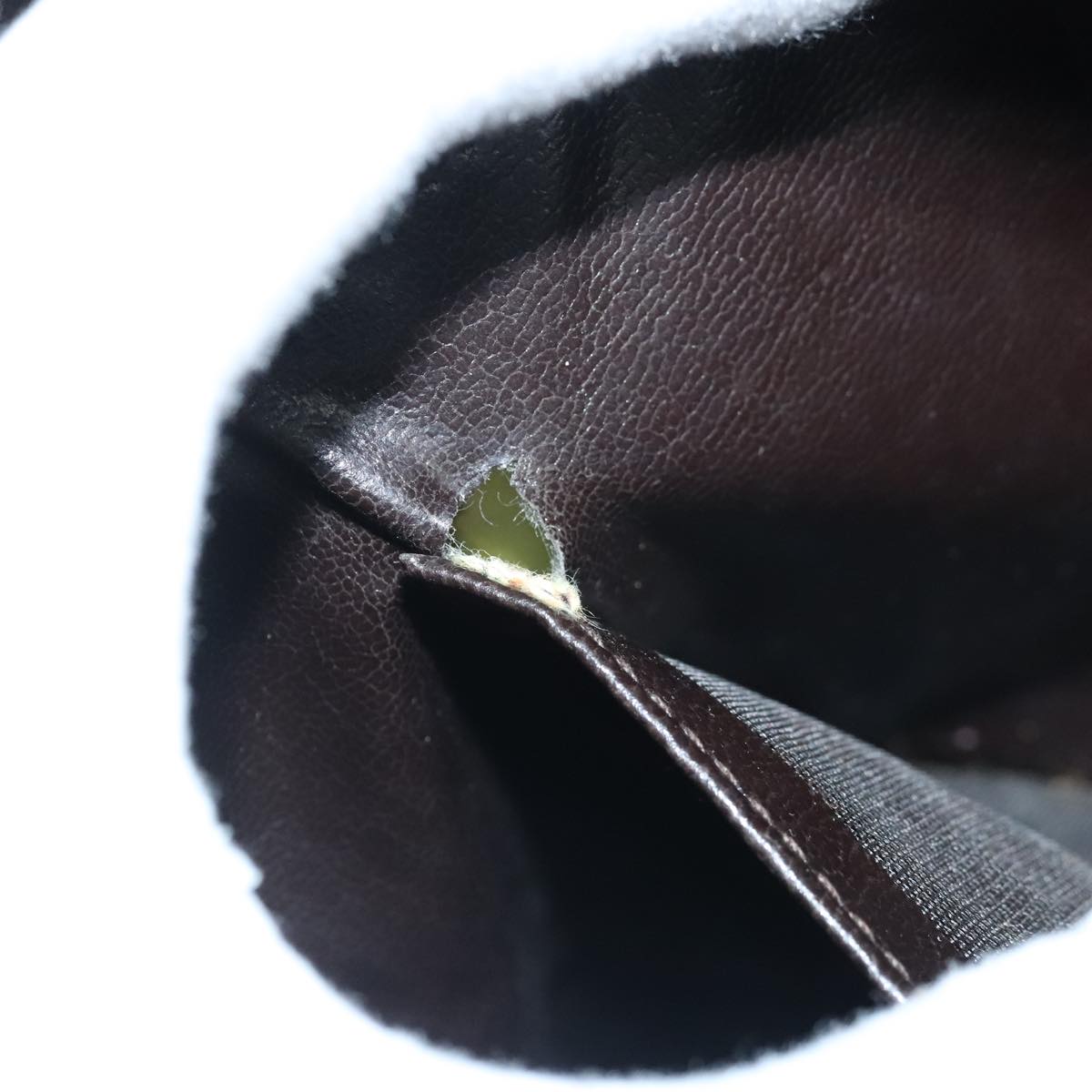 FENDI Zucchino Canvas Shoulder Bag Coated Canvas Brown ti2323