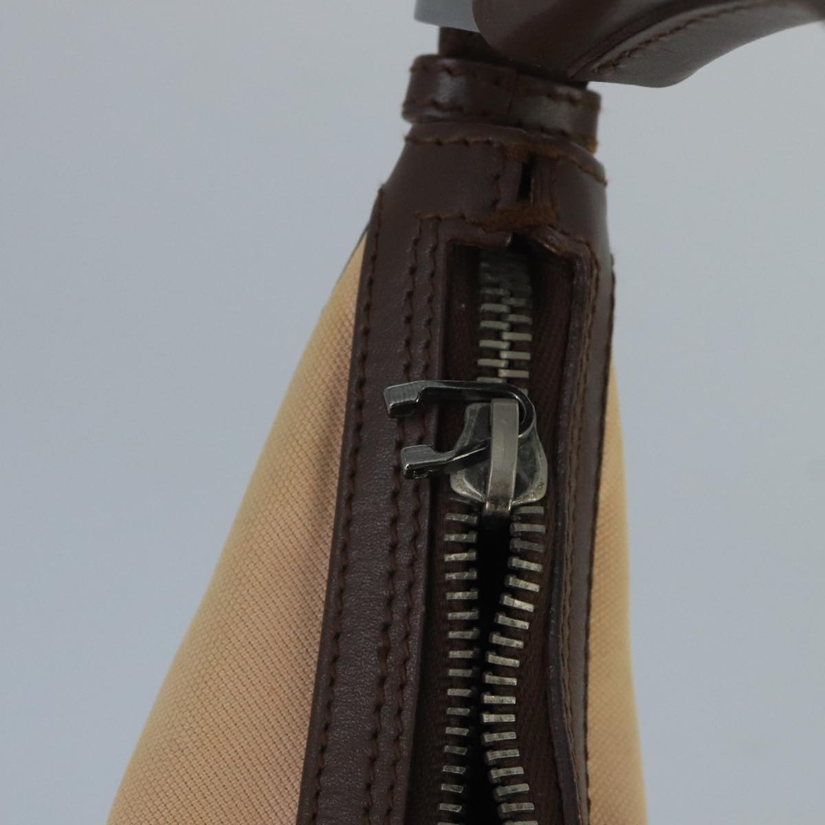 GUCCI Shoulder Bag Canvas Beige Brown Silver 001 4288 ti2331