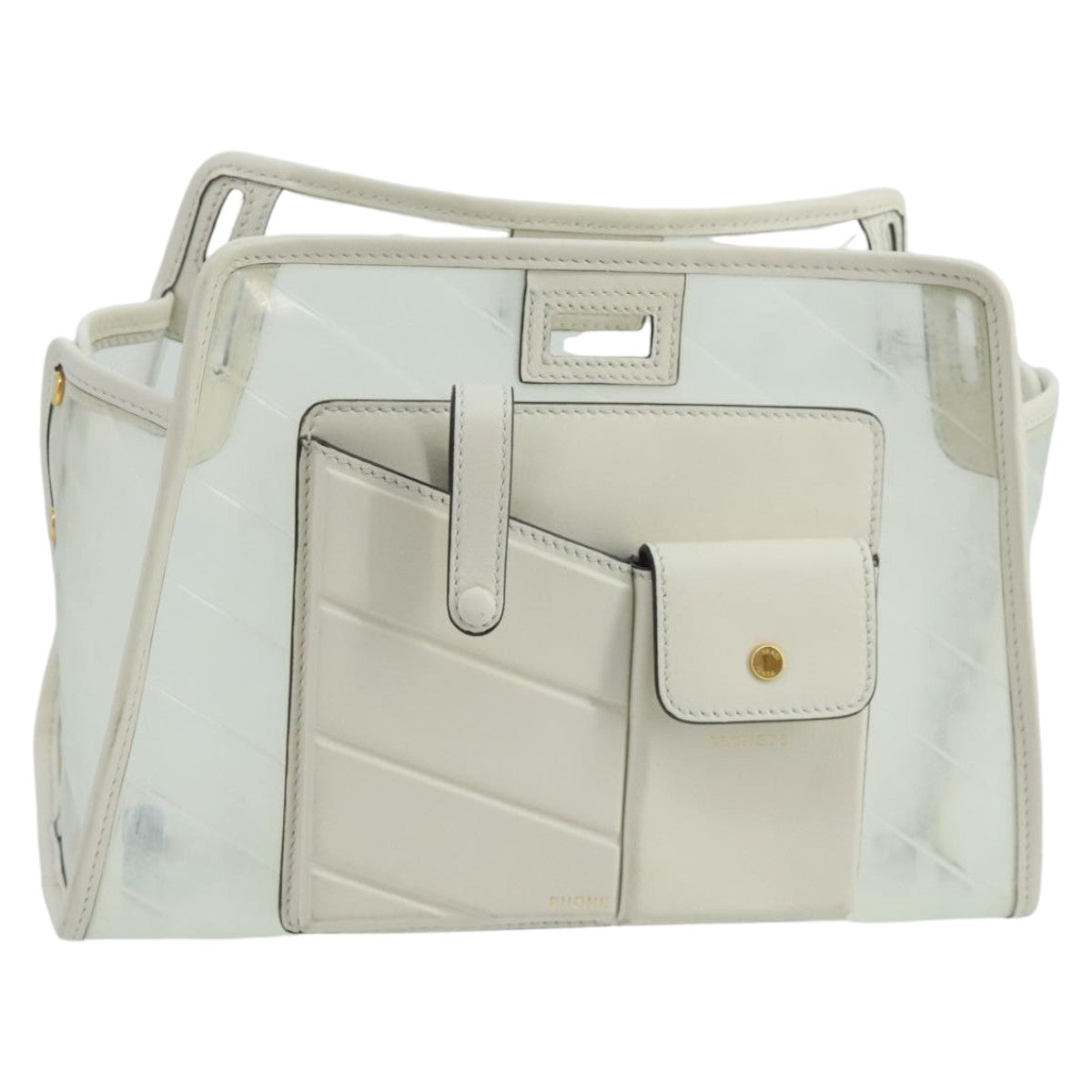 FENDI Bag Cover Vinyl Clear White ti2354