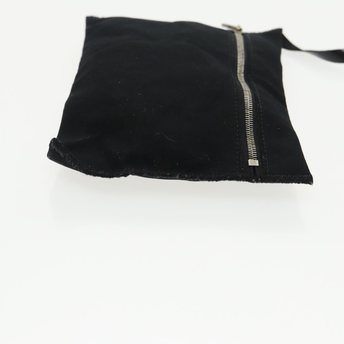 FENDI Hand Bag Nylon Black Silver ti2387