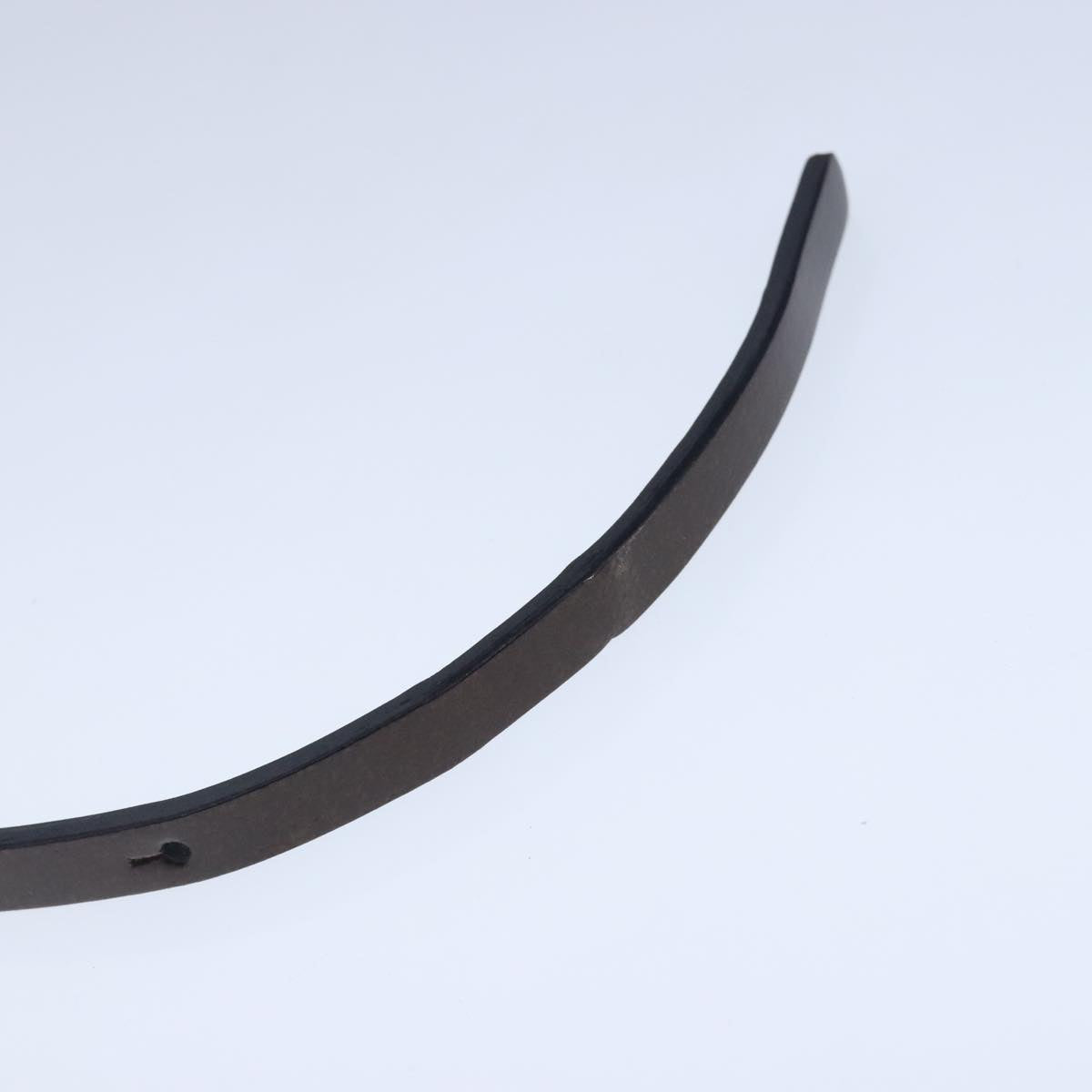 GUCCI Belt Leather 26.2""-28.1"" Brown ti2390