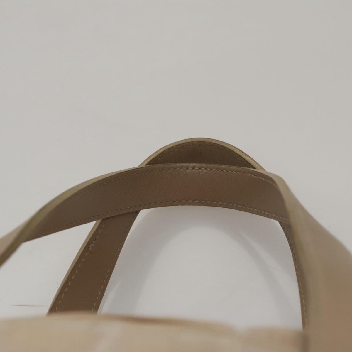 CHANEL New Travel line Hand Bag Nylon Beige CC ti2607
