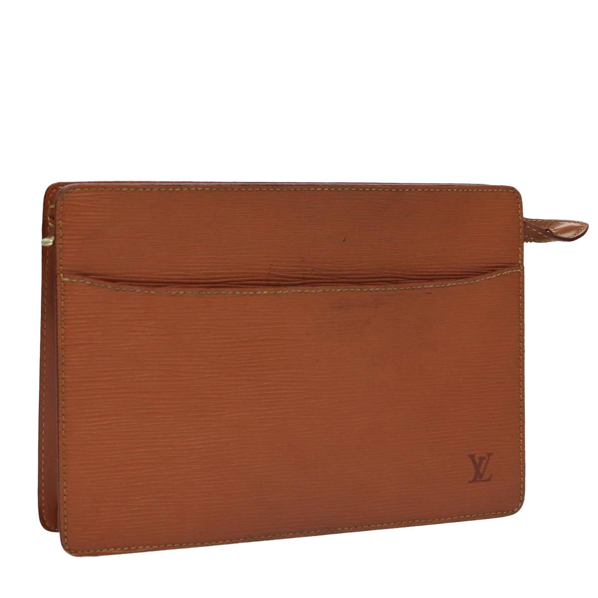 LOUIS VUITTON Epi Pochette Homme Clutch Bag Zipangu Gold M52528 LV ti2611