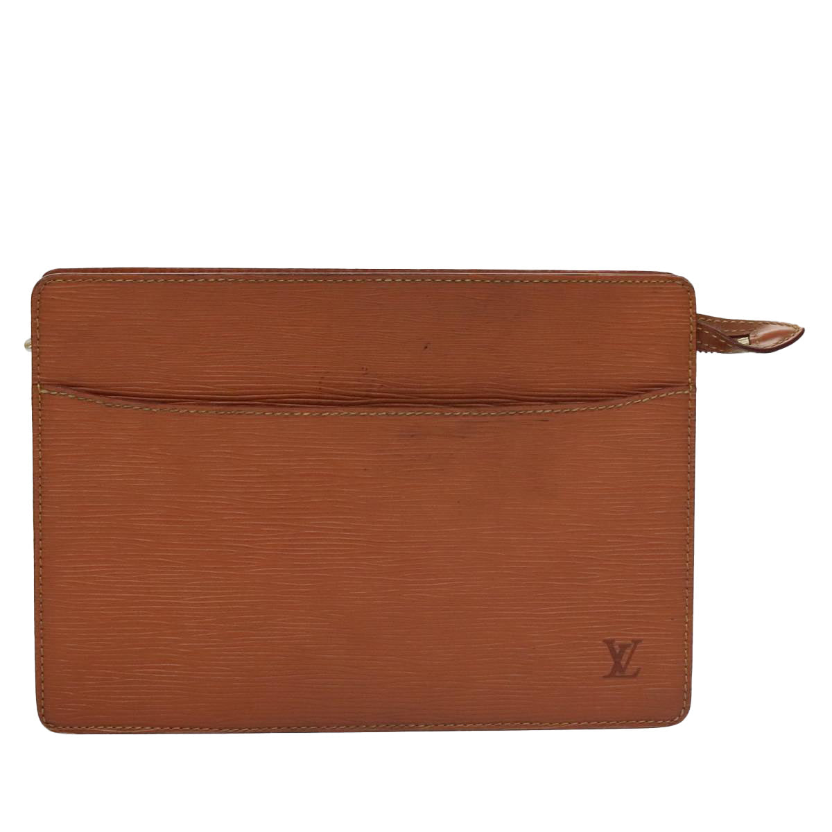 LOUIS VUITTON Epi Pochette Homme Clutch Bag Zipangu Gold M52528 LV ti2611