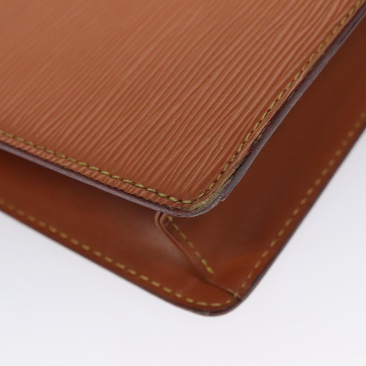 LOUIS VUITTON Epi Pochette Homme Clutch Bag Zipangu Gold M52528 LV ti2611