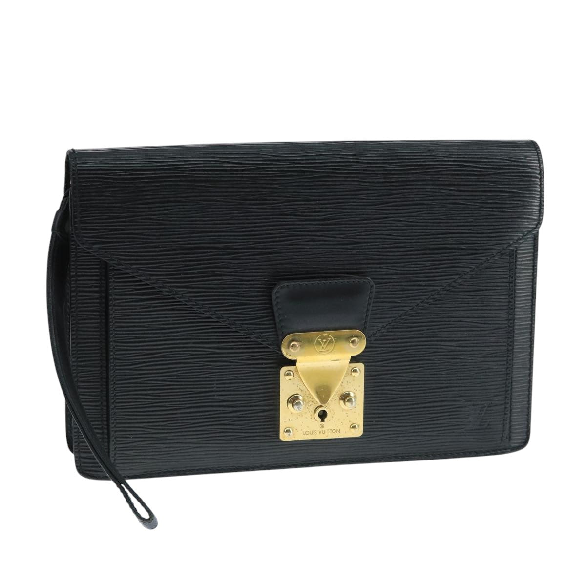 LOUIS VUITTON Epi Serie Dragonne Hand Bag Black Noir M52612 LV ti2612