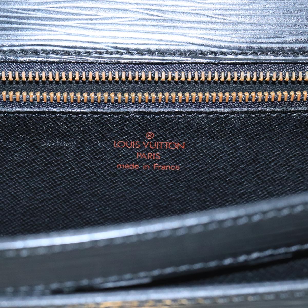 LOUIS VUITTON Epi Serie Dragonne Hand Bag Black Noir M52612 LV ti2612