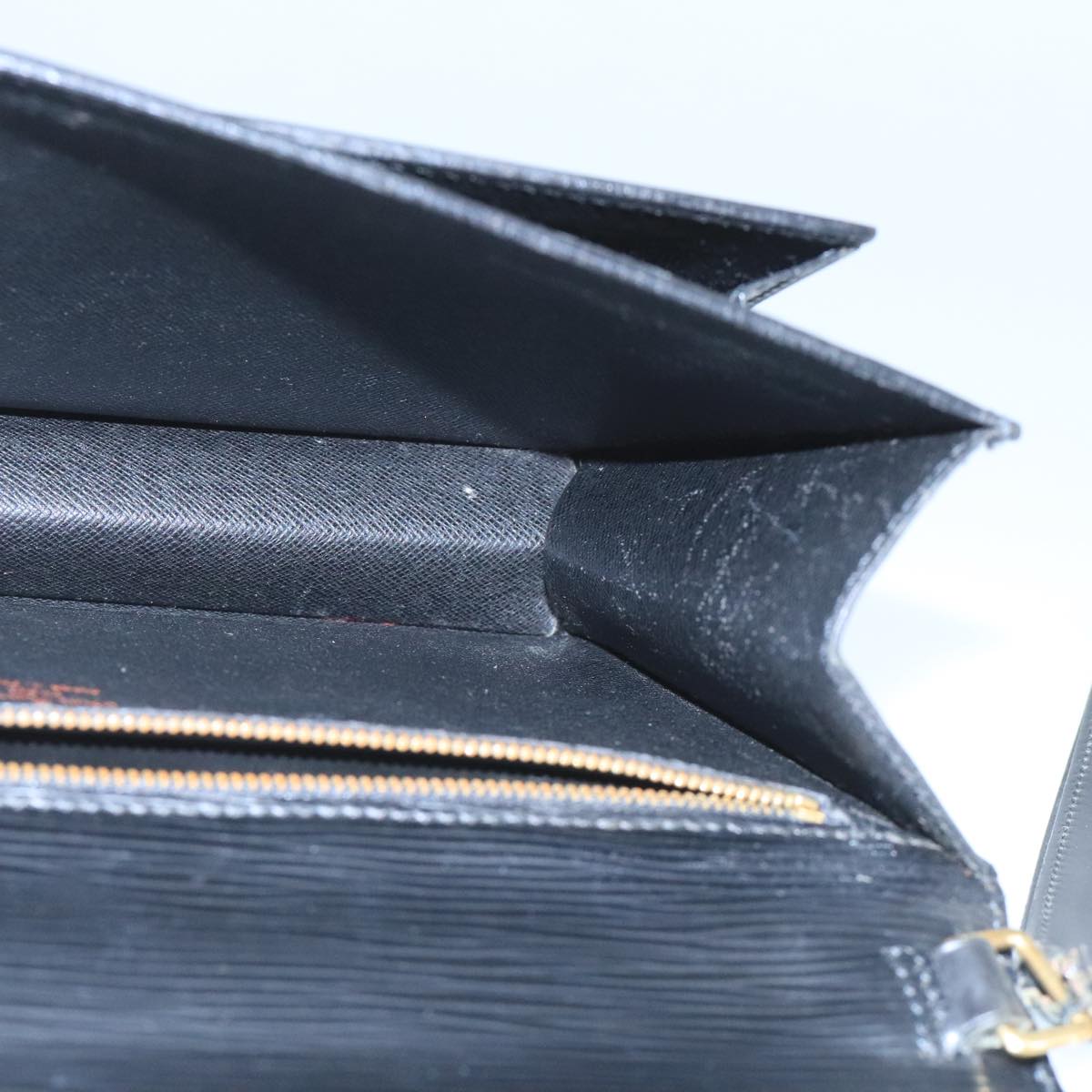 LOUIS VUITTON Epi Serie Dragonne Hand Bag Black Noir M52612 LV ti2612