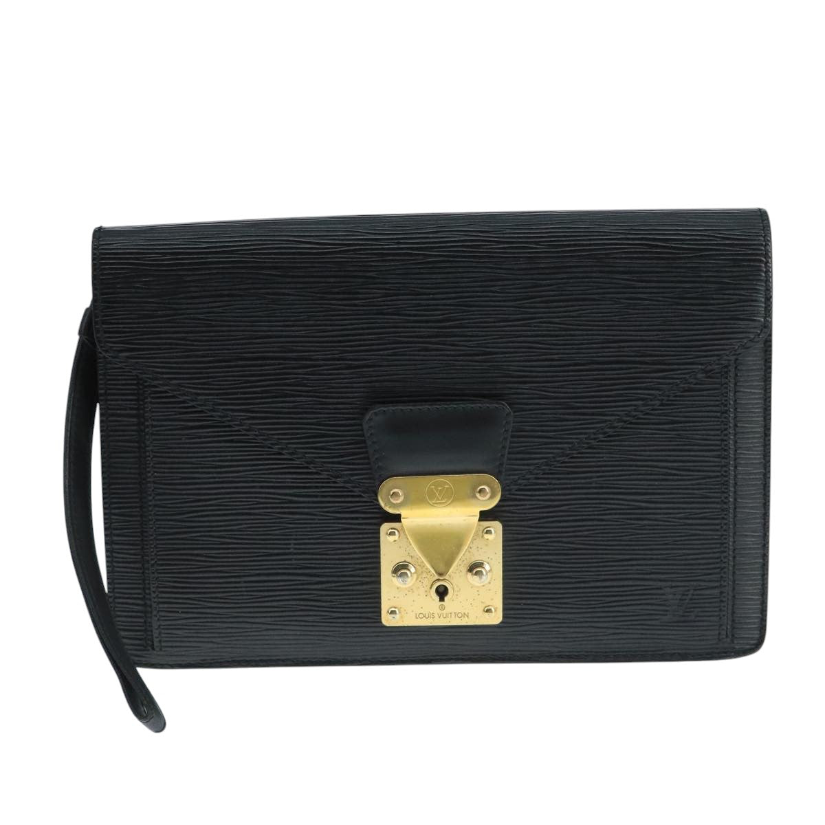 LOUIS VUITTON Epi Serie Dragonne Hand Bag Black Noir M52612 LV ti2612
