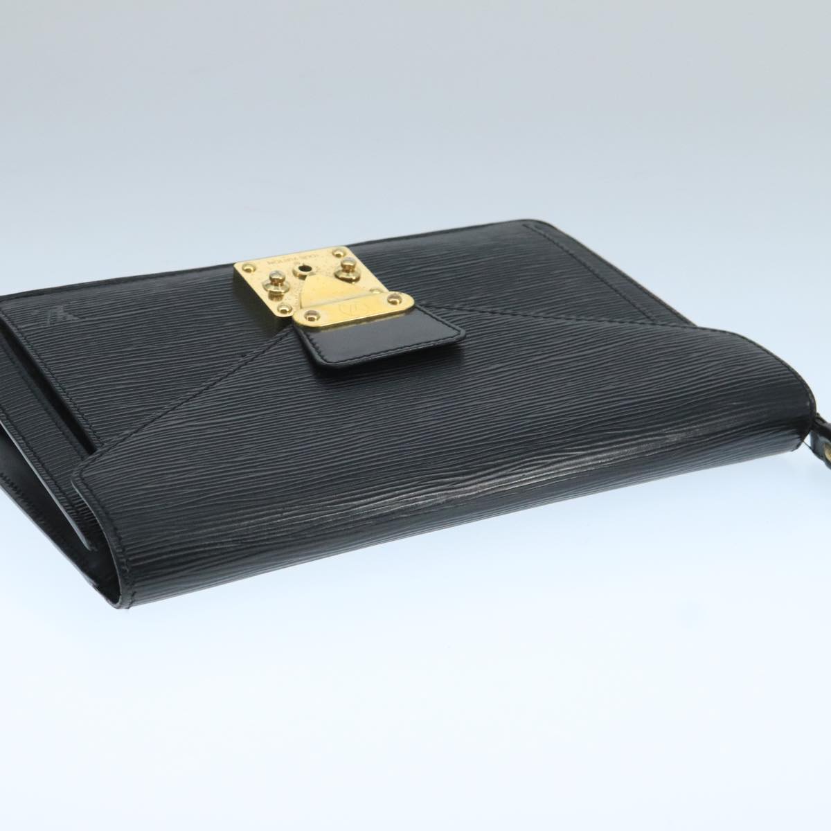 LOUIS VUITTON Epi Serie Dragonne Hand Bag Black Noir M52612 LV ti2612