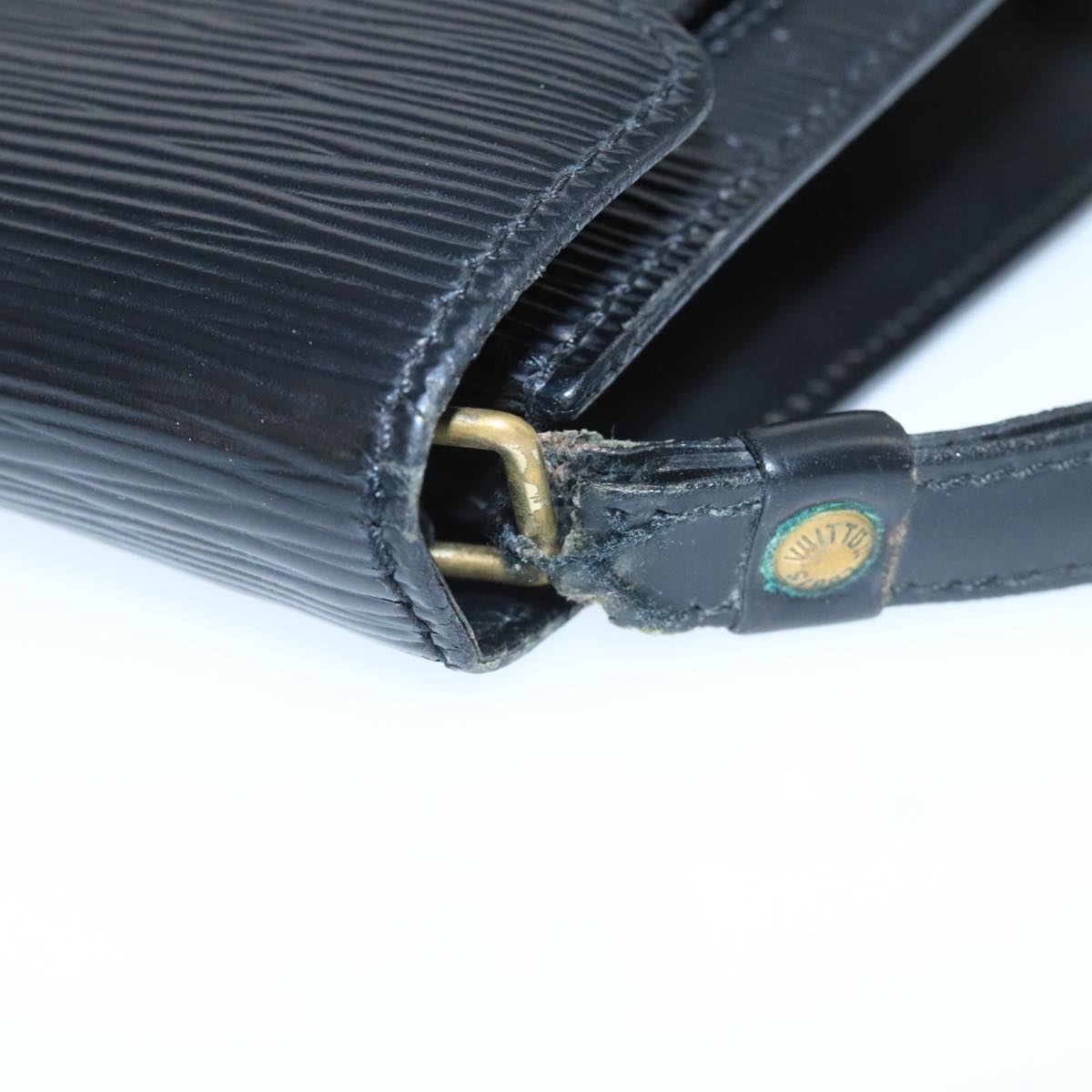 LOUIS VUITTON Epi Serie Dragonne Hand Bag Black Noir M52612 LV ti2612