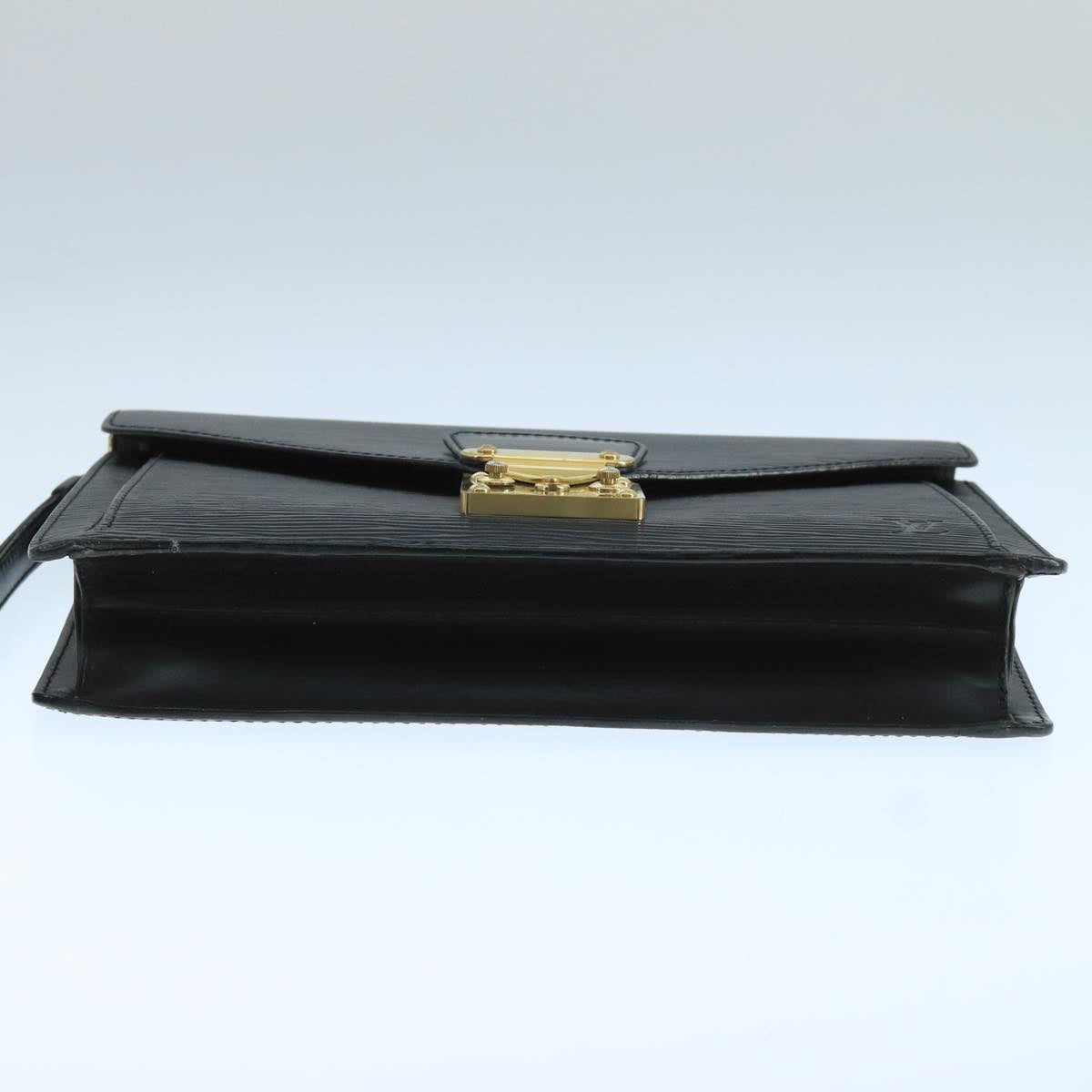 LOUIS VUITTON Epi Serie Dragonne Hand Bag Black Noir M52612 LV ti2612