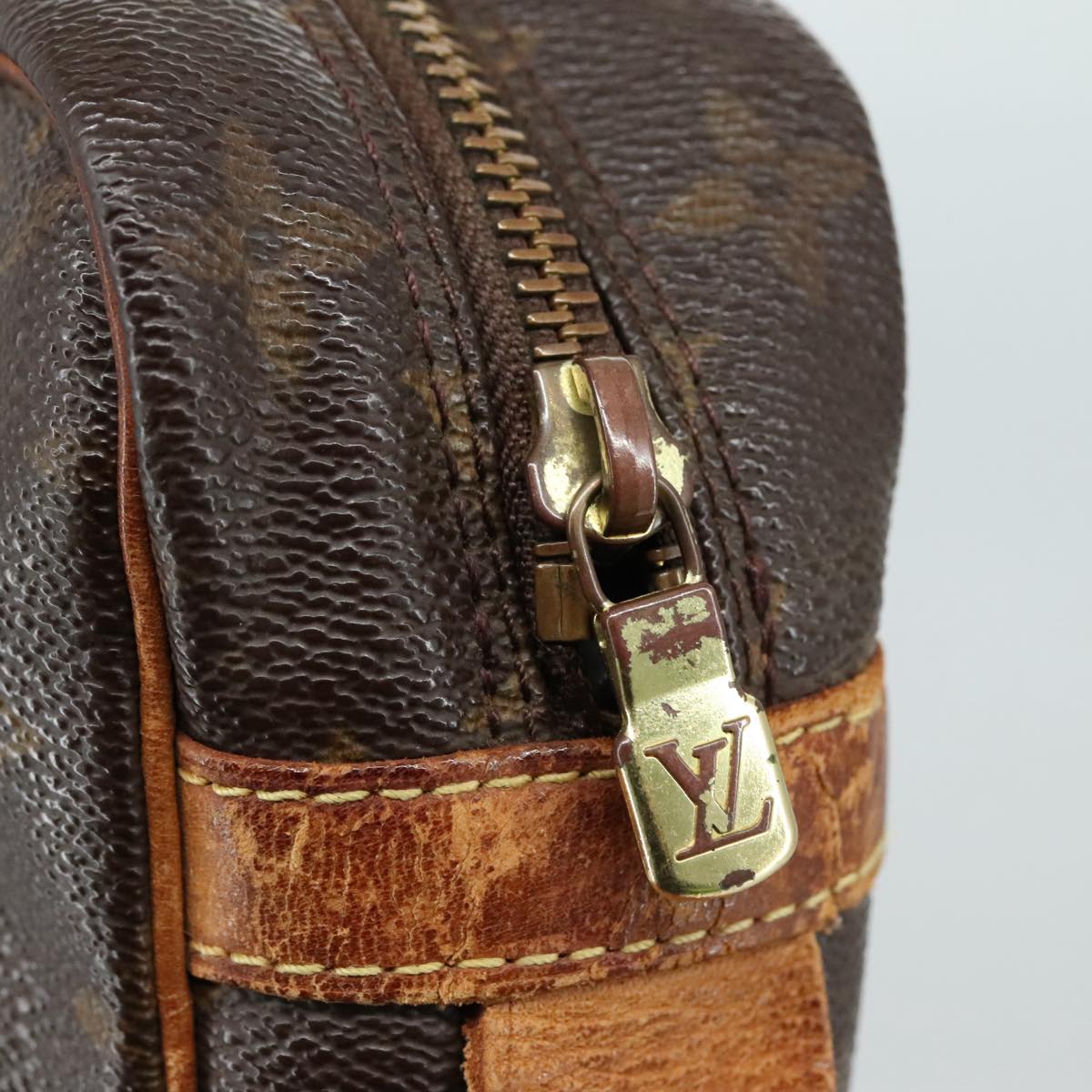 LOUIS VUITTON Monogram Compiegne 28 Clutch Bag M51845 LV ti2613