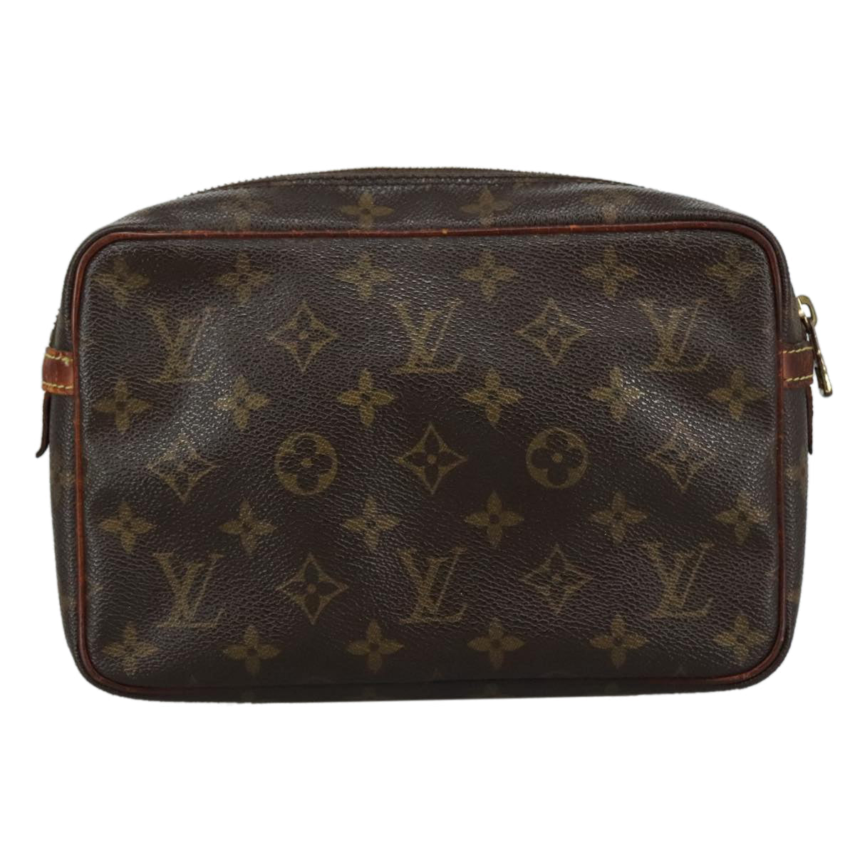 LOUIS VUITTON Monogram Compiegne 23 Clutch Bag M51847 LV ti2614
