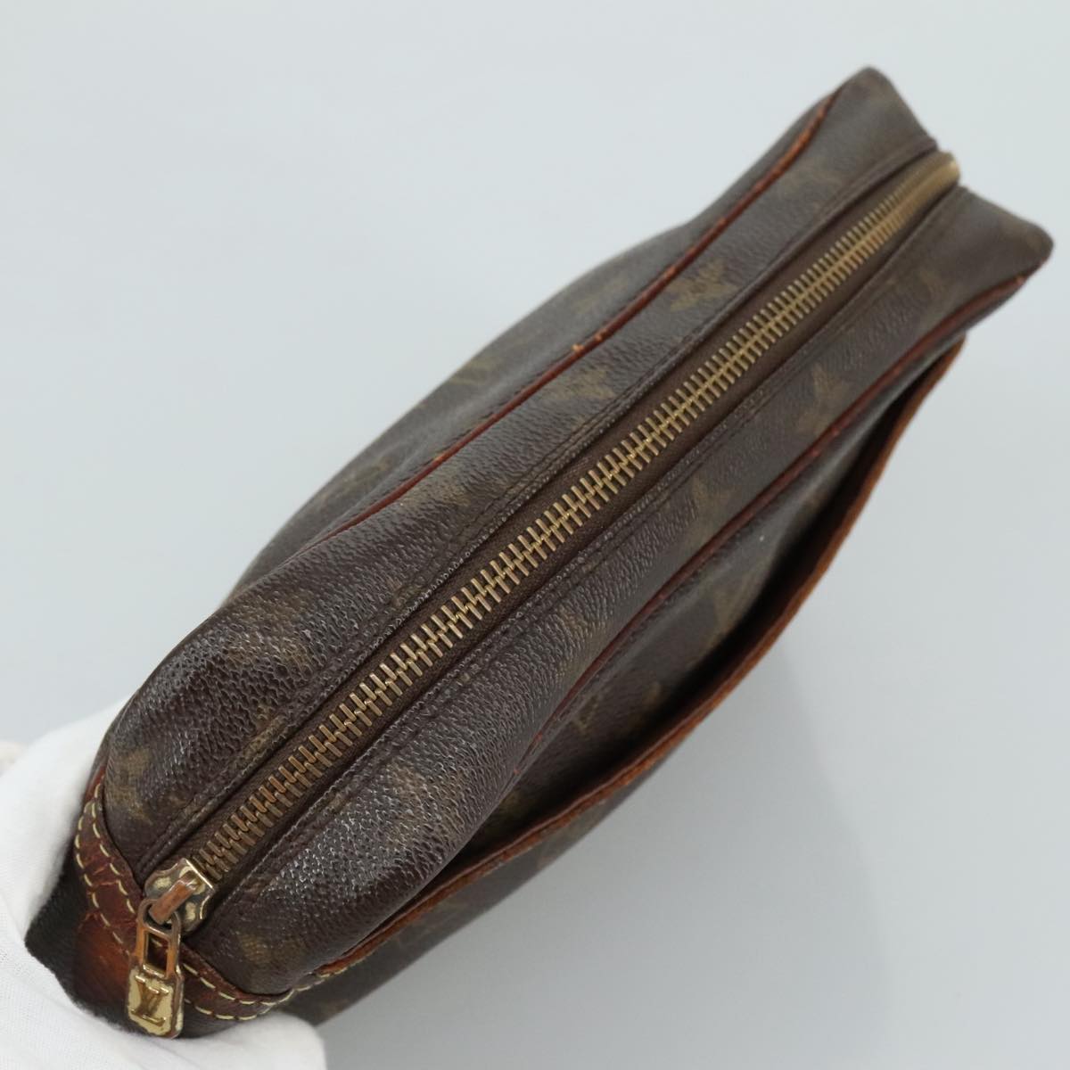 LOUIS VUITTON Monogram Compiegne 23 Clutch Bag M51847 LV ti2614