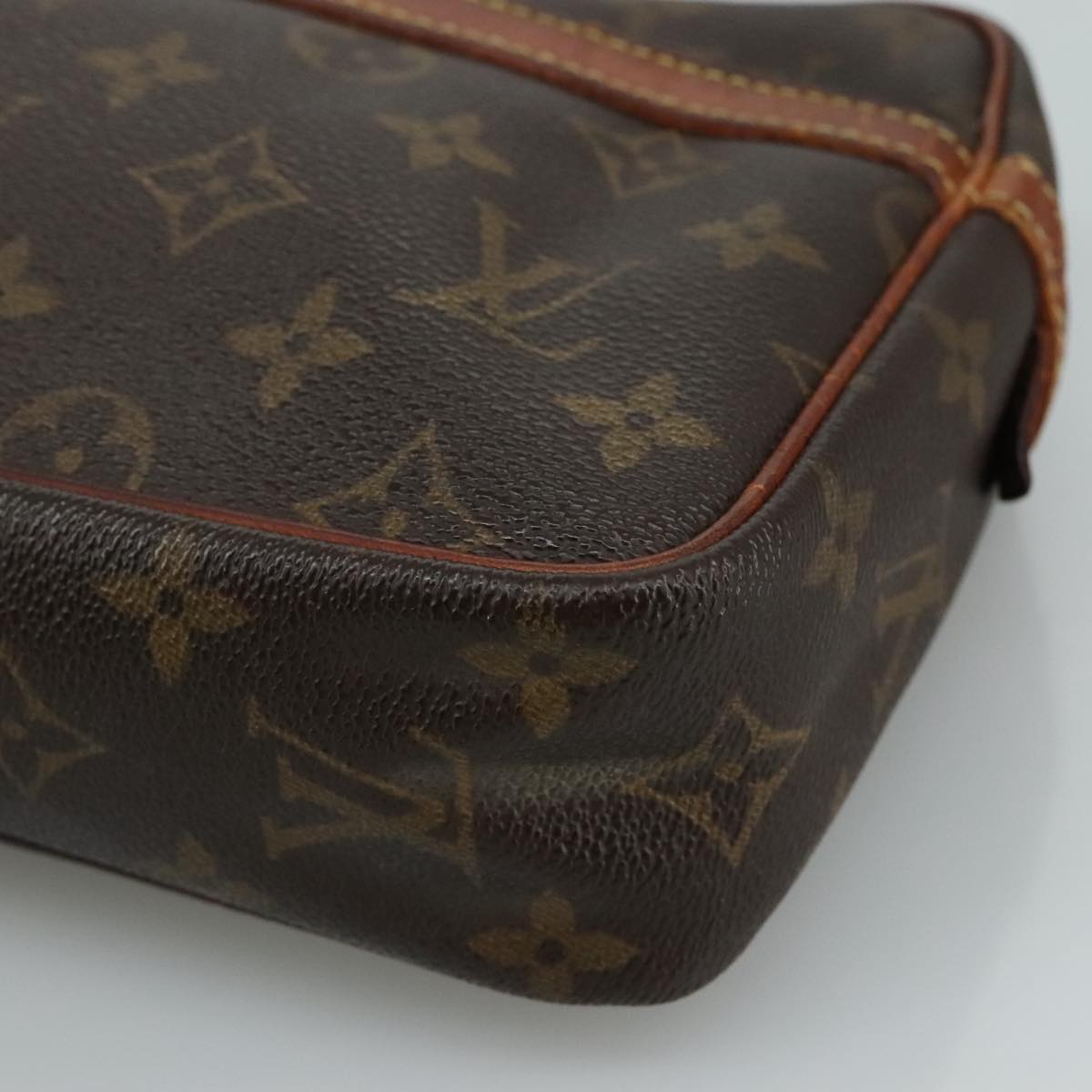 LOUIS VUITTON Monogram Compiegne 23 Clutch Bag M51847 LV ti2614
