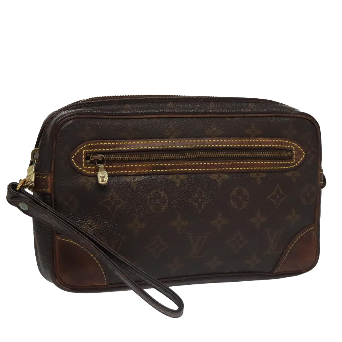 LOUIS VUITTON Monogram Marly Dragonne GM Clutch Bag M51825 LV ti2615