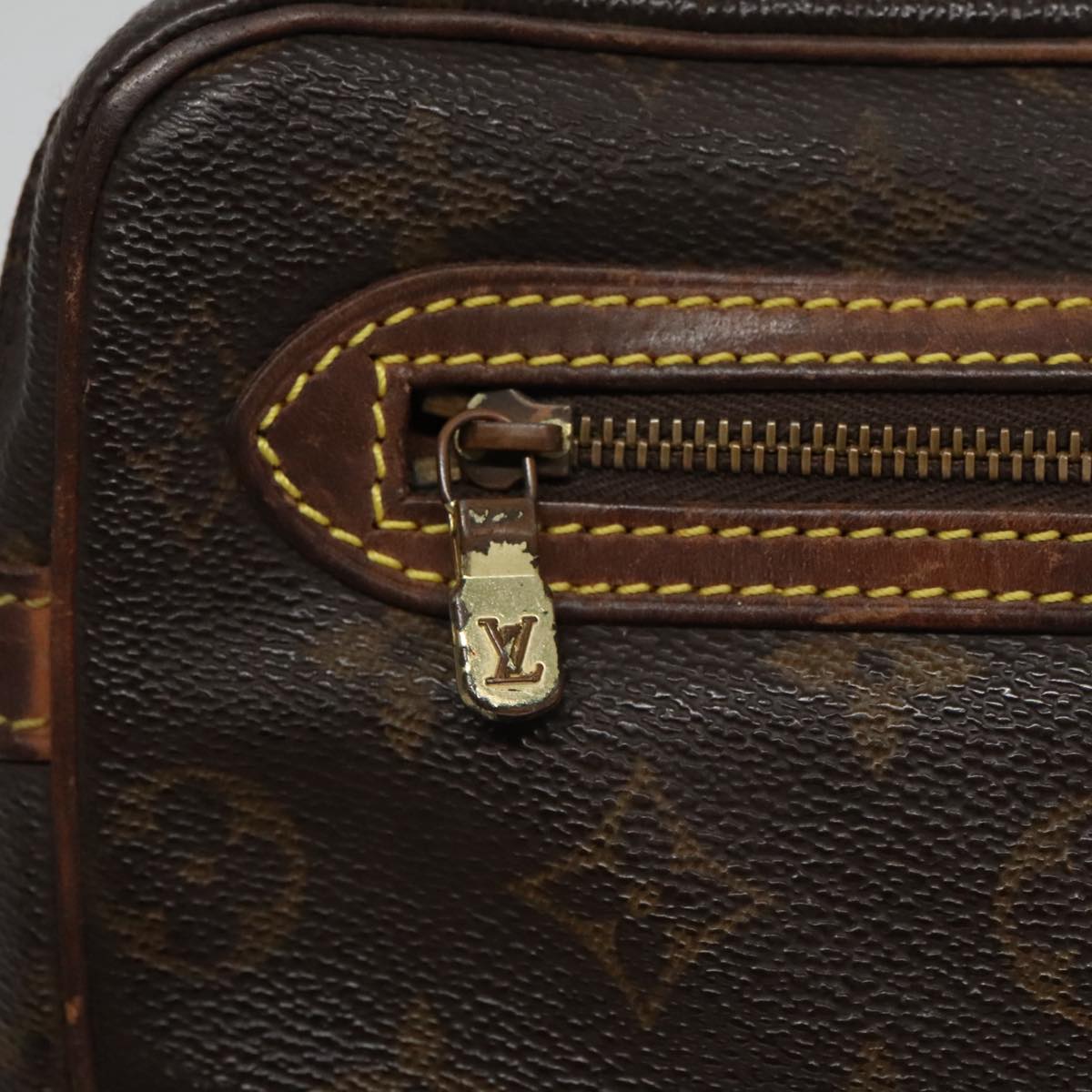 LOUIS VUITTON Monogram Marly Dragonne GM Clutch Bag M51825 LV ti2615