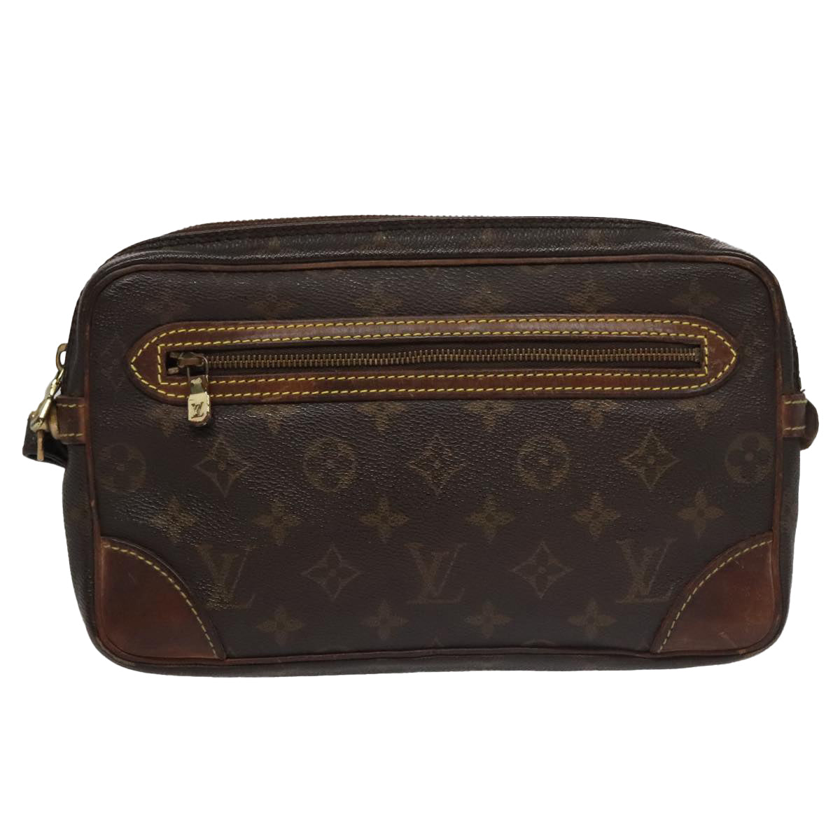 LOUIS VUITTON Monogram Marly Dragonne GM Clutch Bag M51825 LV ti2615