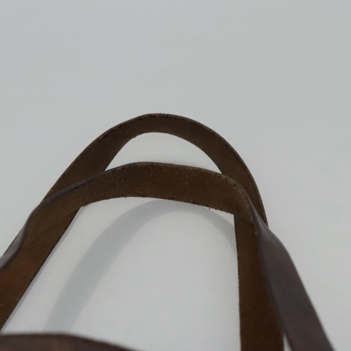 FENDI Zucca Canvas Hand Bag Nylon Brown Khaki ti2667