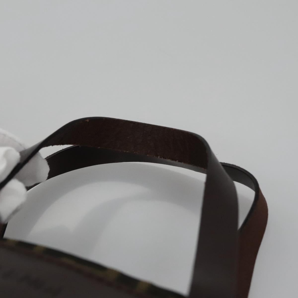 FENDI Zucca Canvas Hand Bag Nylon Brown Khaki ti2668