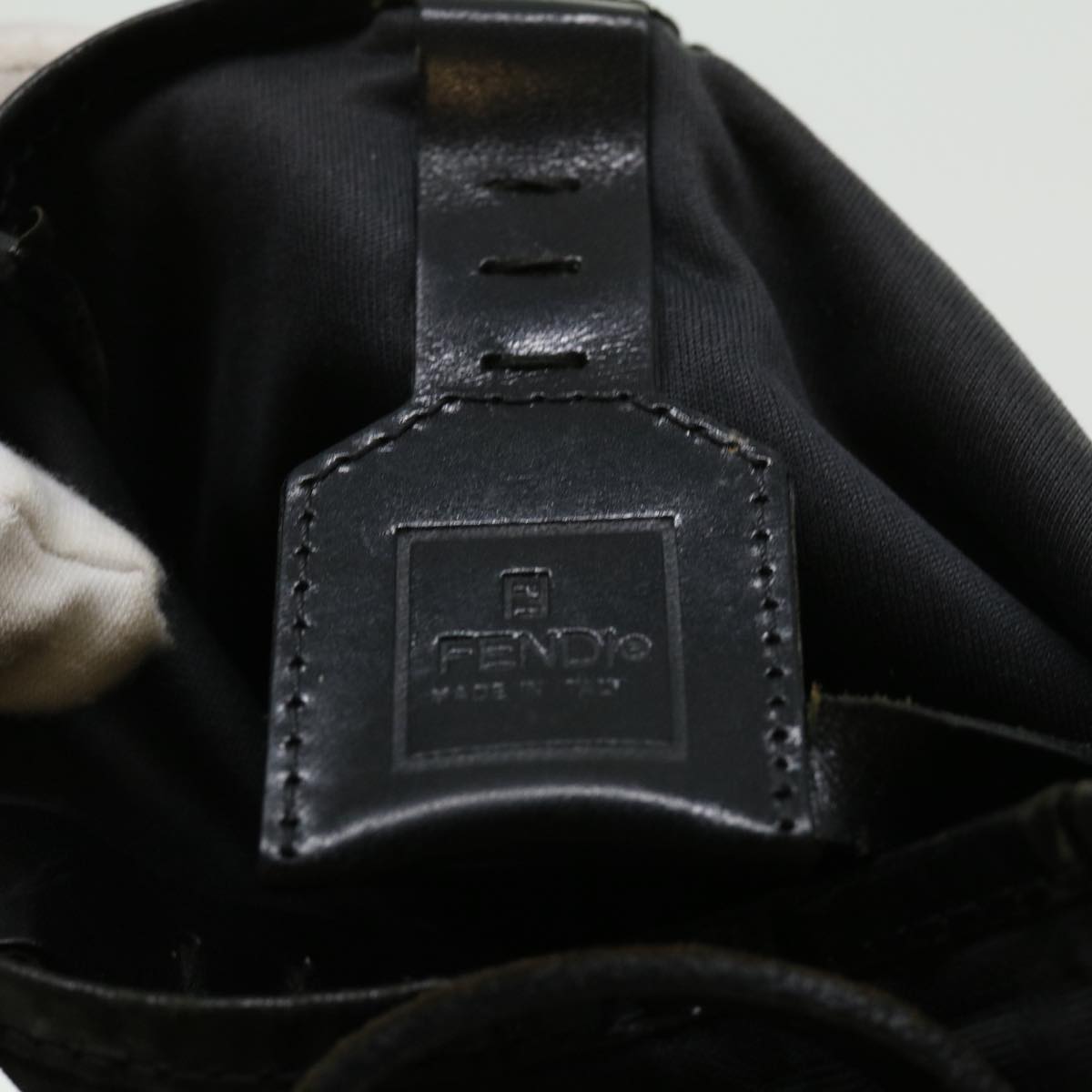 FENDI Zucca Canvas Tote Bag Nylon Black ti664