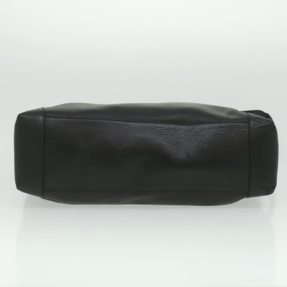 GUCCI Shoulder Bag Leather Black ti935