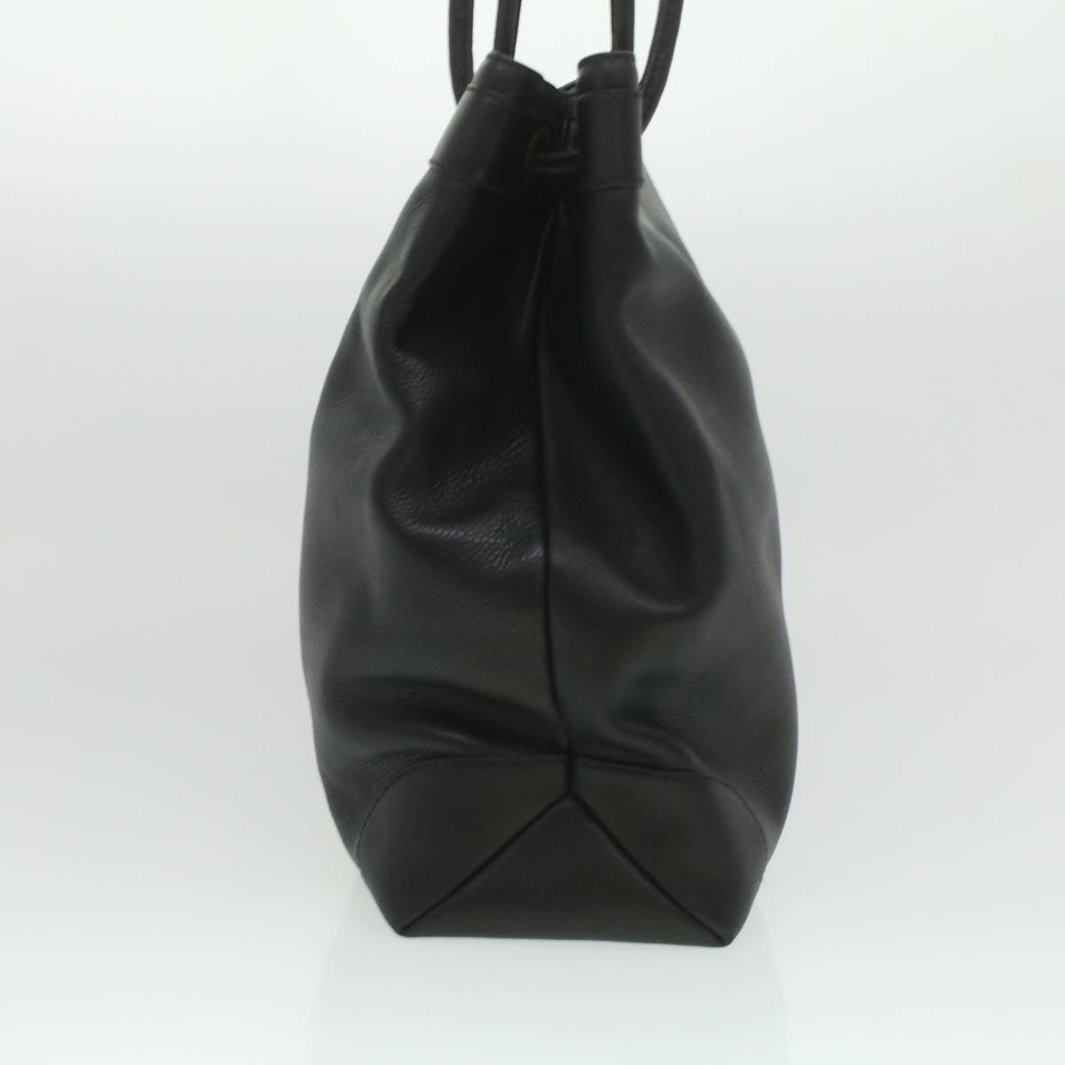 GUCCI Shoulder Bag Leather Black ti935