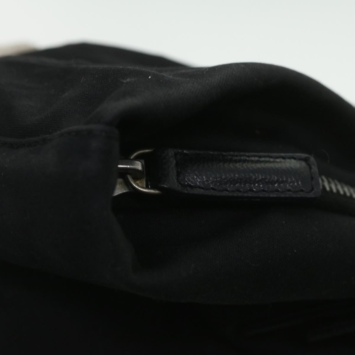 FENDI Hand Bag Nylon Black ti938