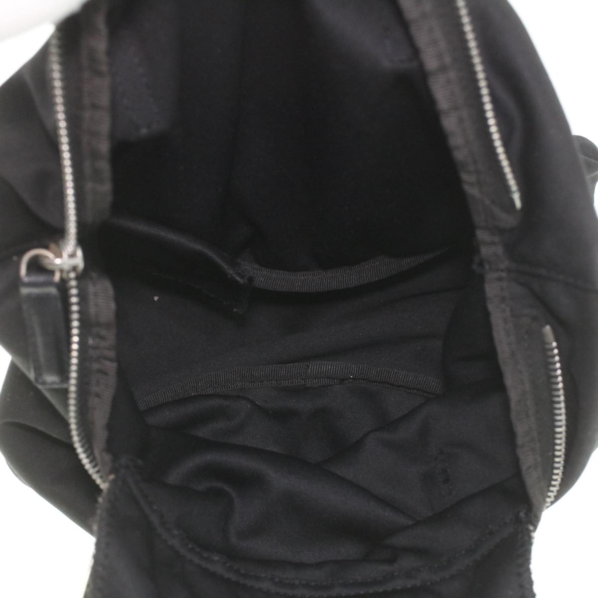 FENDI Hand Bag Nylon Black ti938