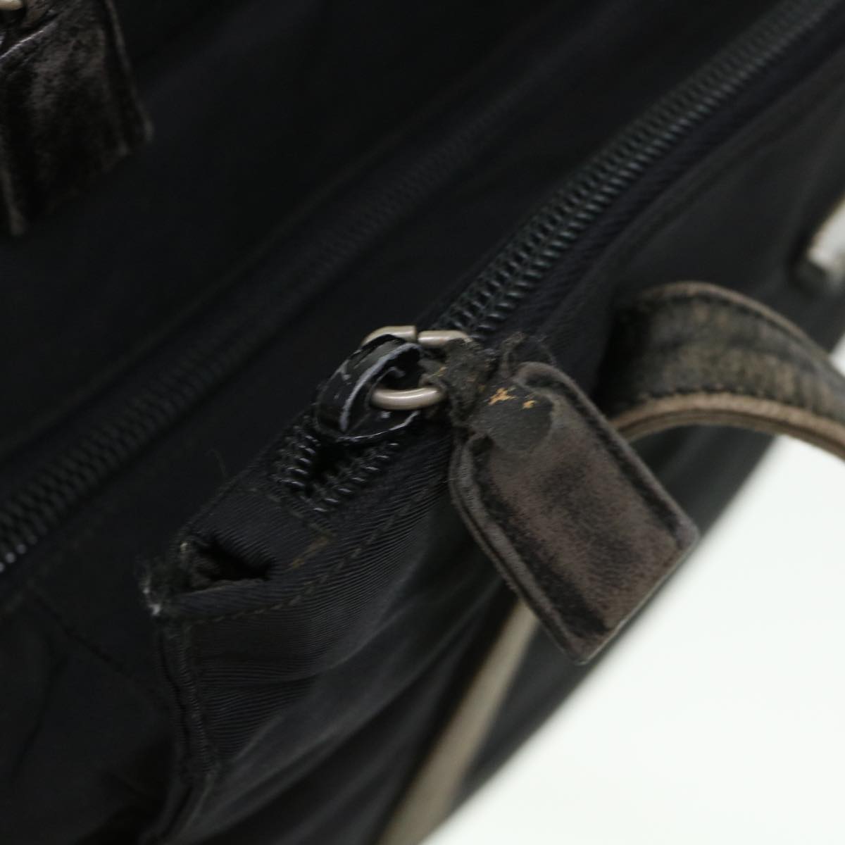 FENDI Shoulder Bag Nylon Black ti960