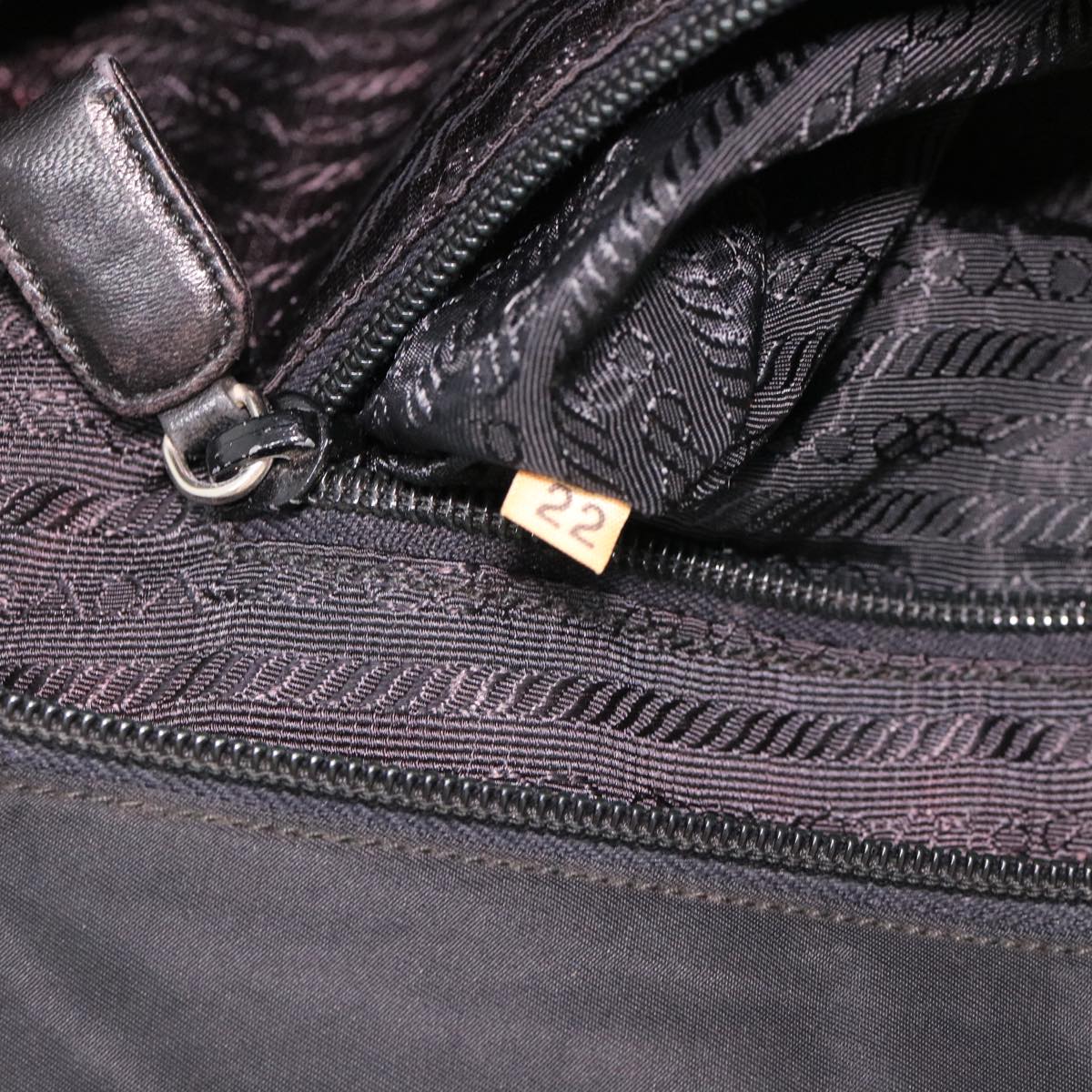 FENDI Shoulder Bag Nylon Black ti960