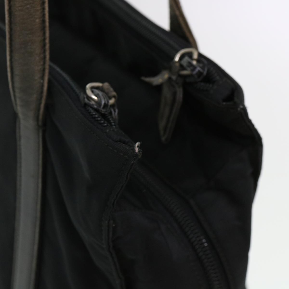 FENDI Shoulder Bag Nylon Black ti960