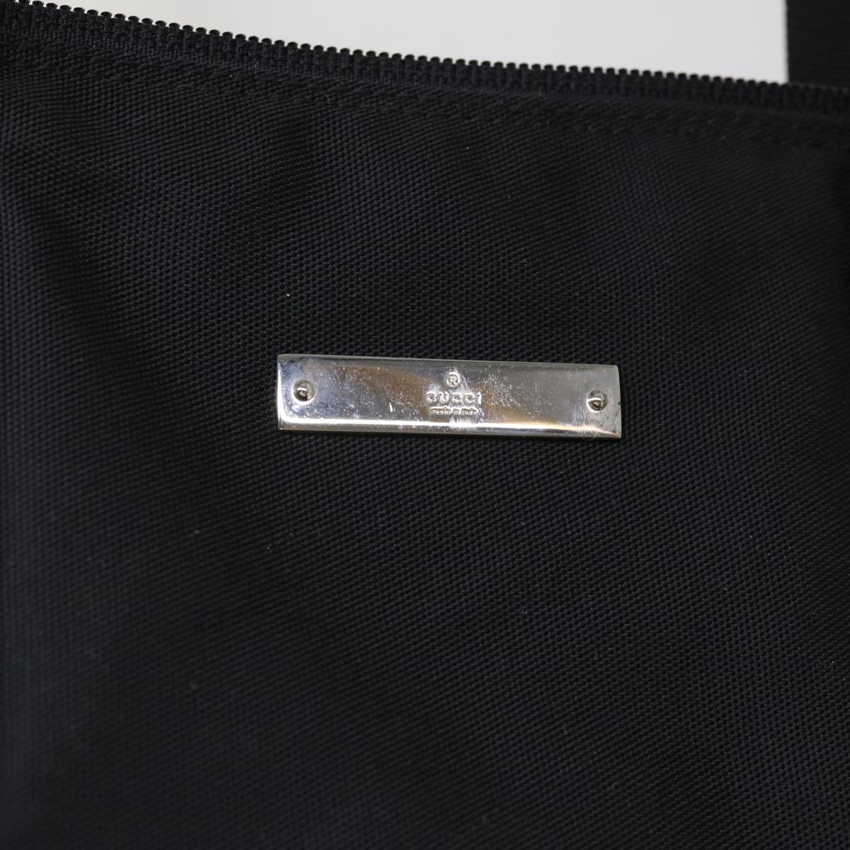 GUCCI Boston Bag Nylon Black ti972