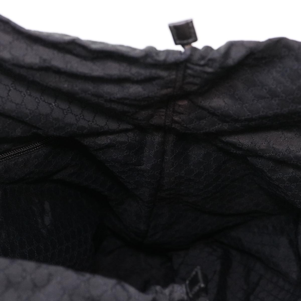GUCCI Boston Bag Nylon Black ti972