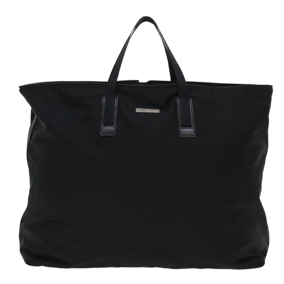 GUCCI Boston Bag Nylon Black ti972