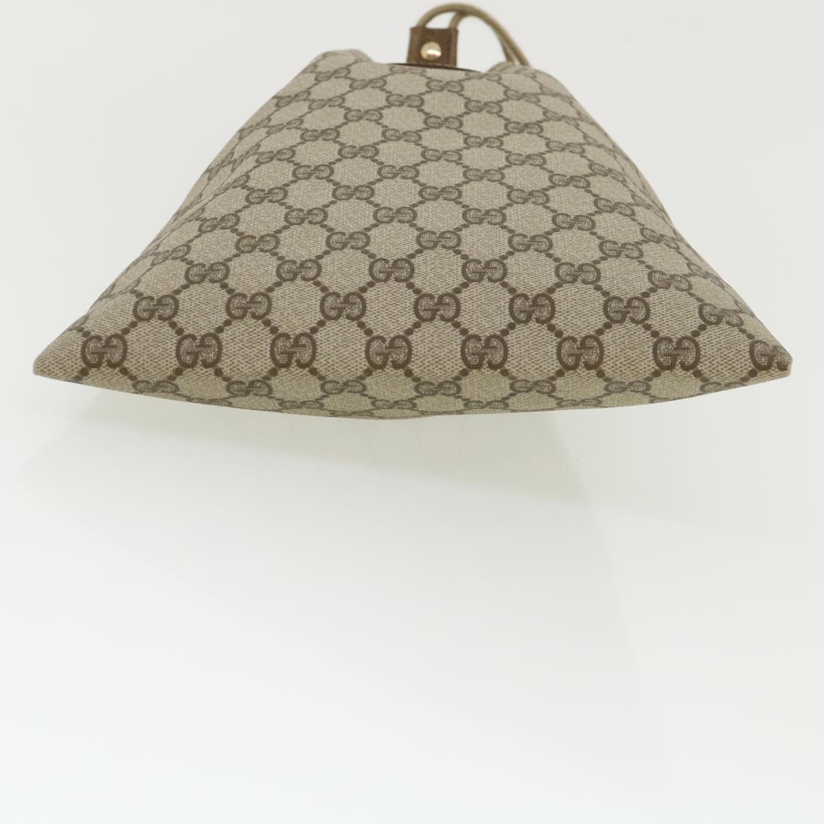 GUCCI GG Canvas Drawstring Pouch Beige tp546