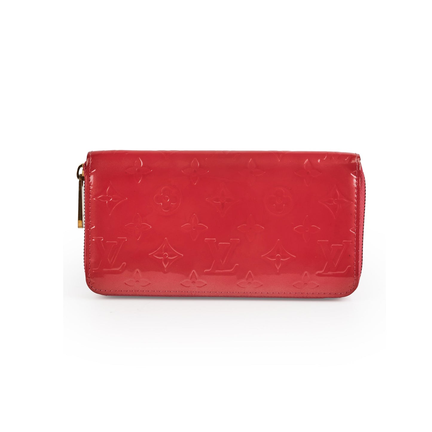 Louis Vuitton Vernis Pink Long Zippy Wallet