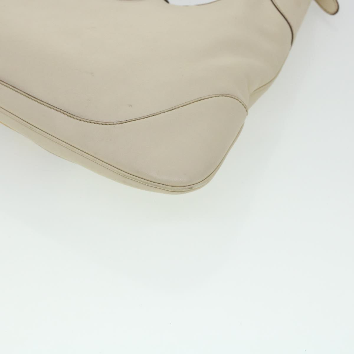 GUCCI Sherry Line Jackie Shoulder Bag Leather Beige Brown 153029 uy125
