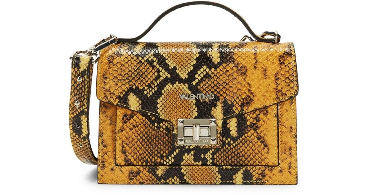 Valentino Titti Python Crossbody Bag