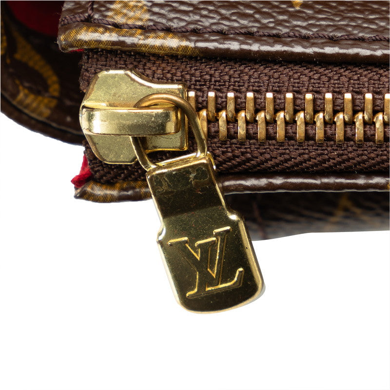 Louis Vuitton Monogram M51163 Shoulder Bag Leather Brown