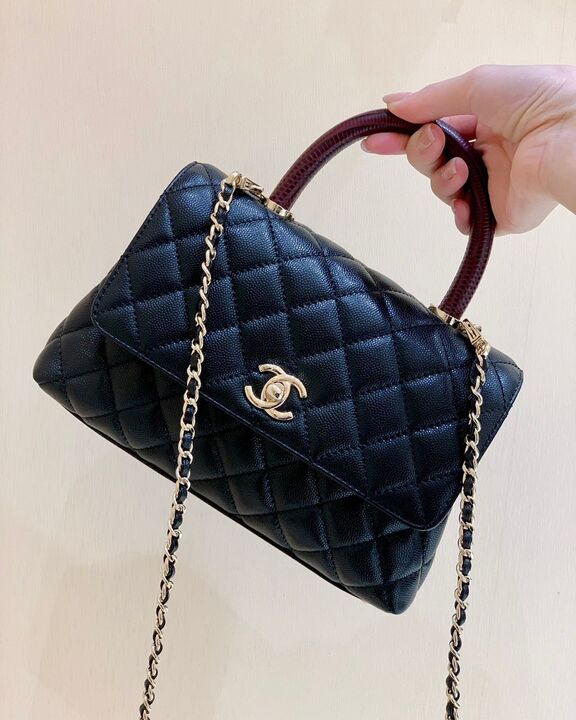 CHLMeGLAMIum GlamIap Bag With Top Handle Navy Blue For Women, WomenÃ¢â‚¬â„¢s Handbags, Shoulder And Crossbody Bags 9in/23cm A92990